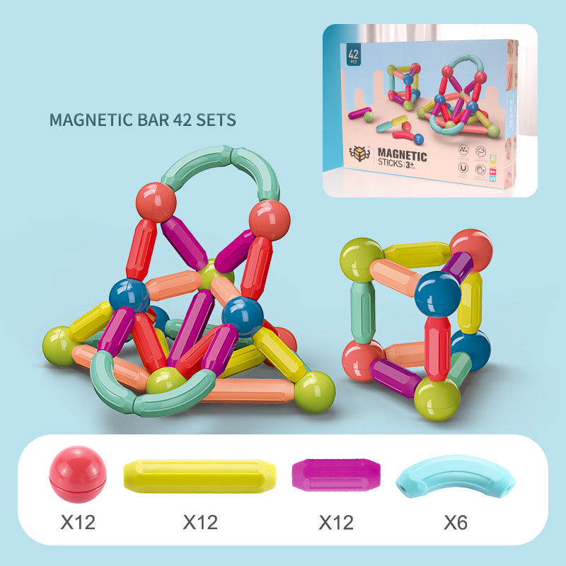 Magnetic Toy Building Blocks Set for Kids - Imam Crafted Gems