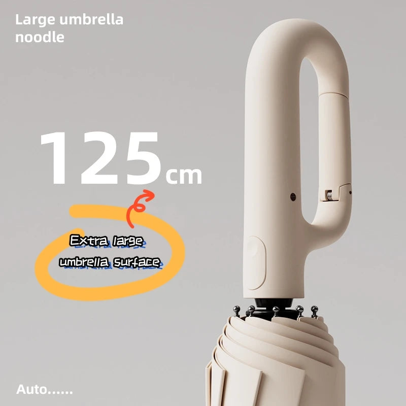 Dual-Purpose Automatic Umbrella - Reinforced, Wind & Rain-Resistant, UV Protection